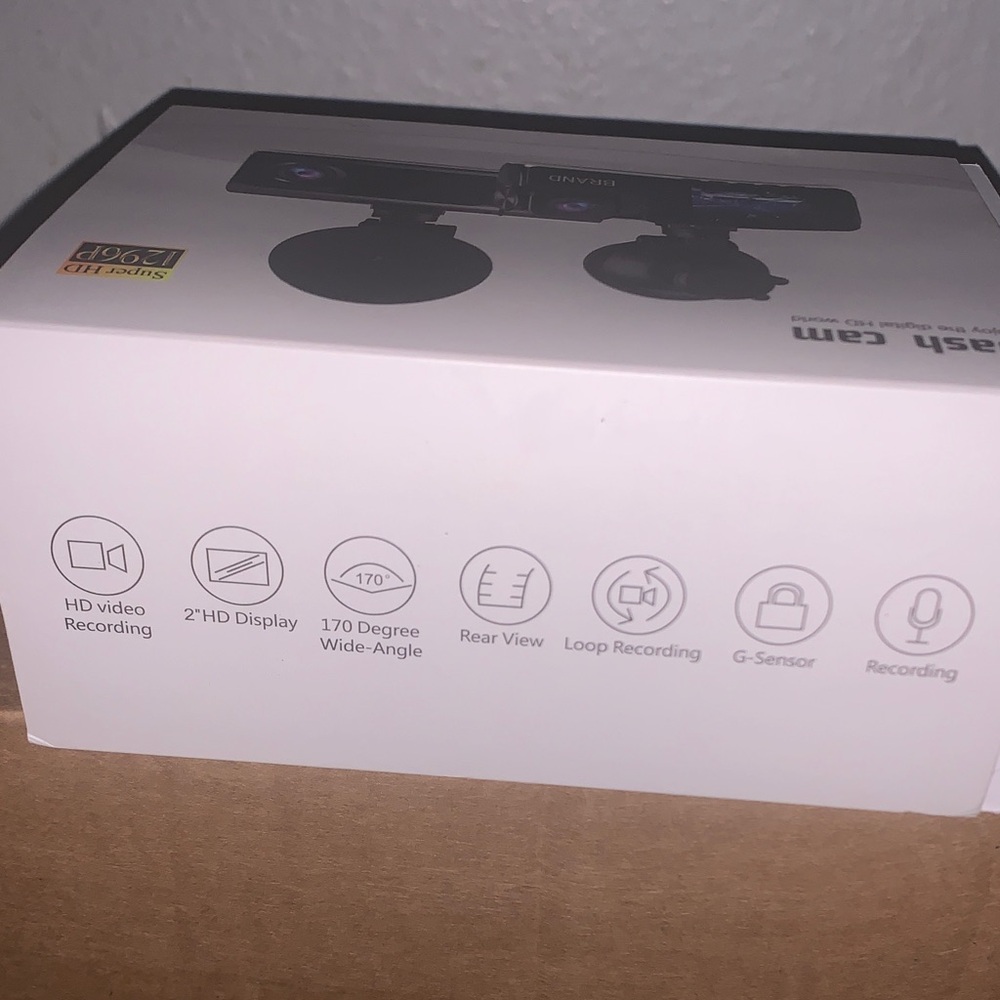 Abrand Dual Lens Dash Cam - Black and Gray - Picture 7 of 8